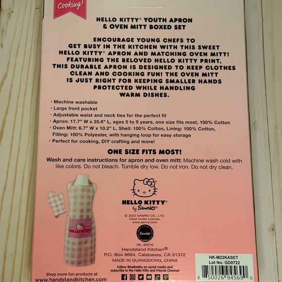 HELLO KITTY Youth Apron - Picture 4 of 4